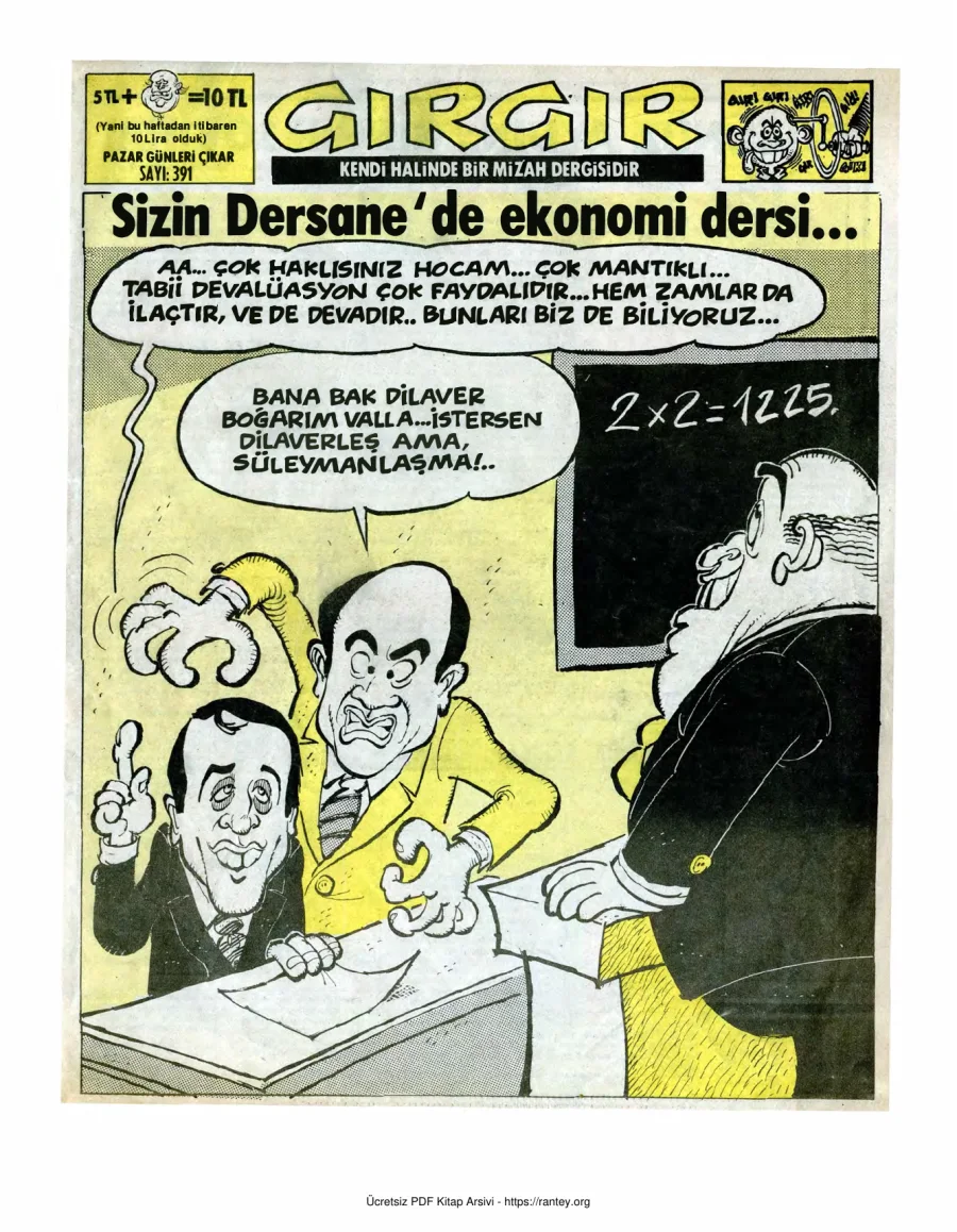 GırGır 1980 Sayı 391 kapak görseli