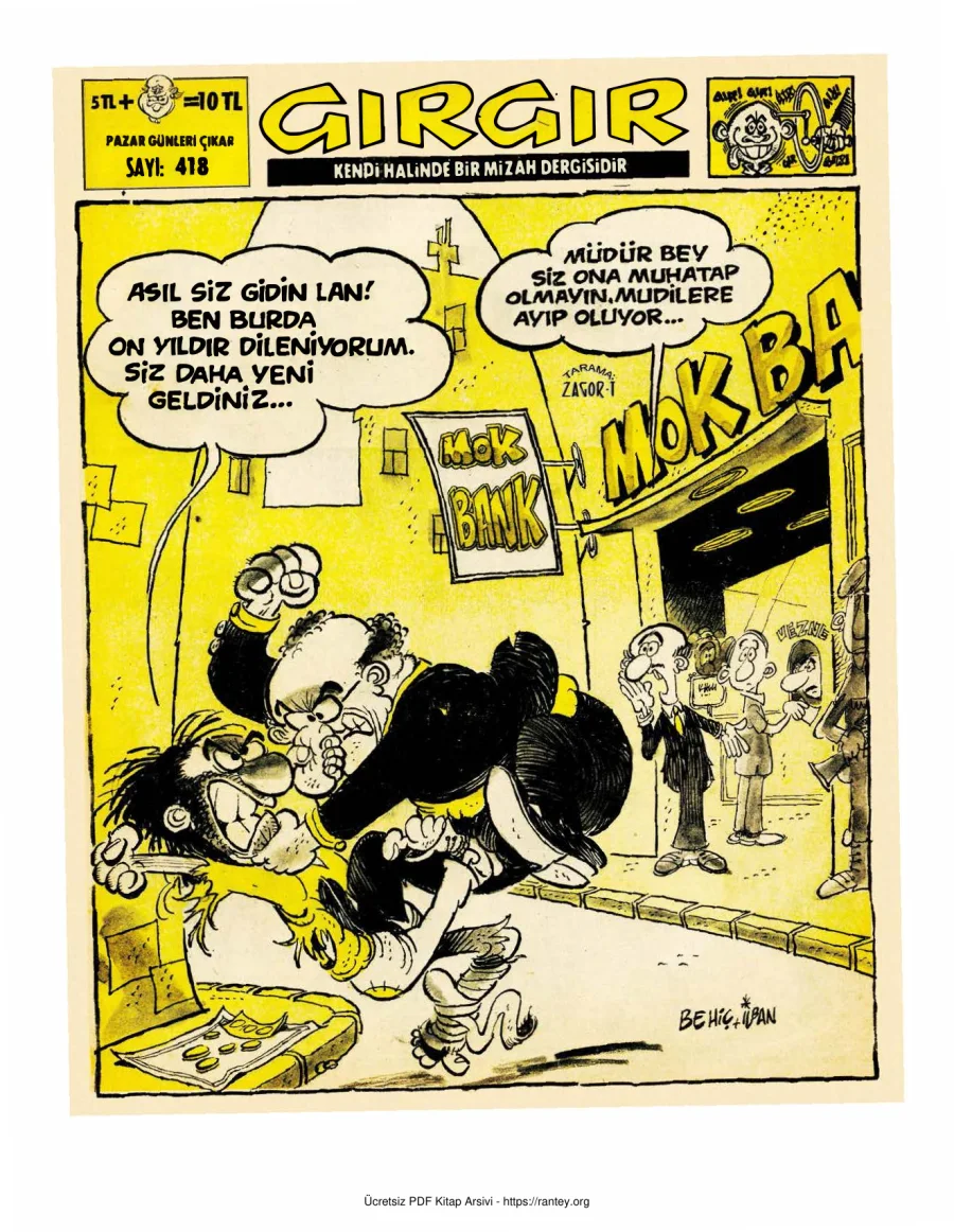 GırGır 1980 Sayı 418 kapak görseli