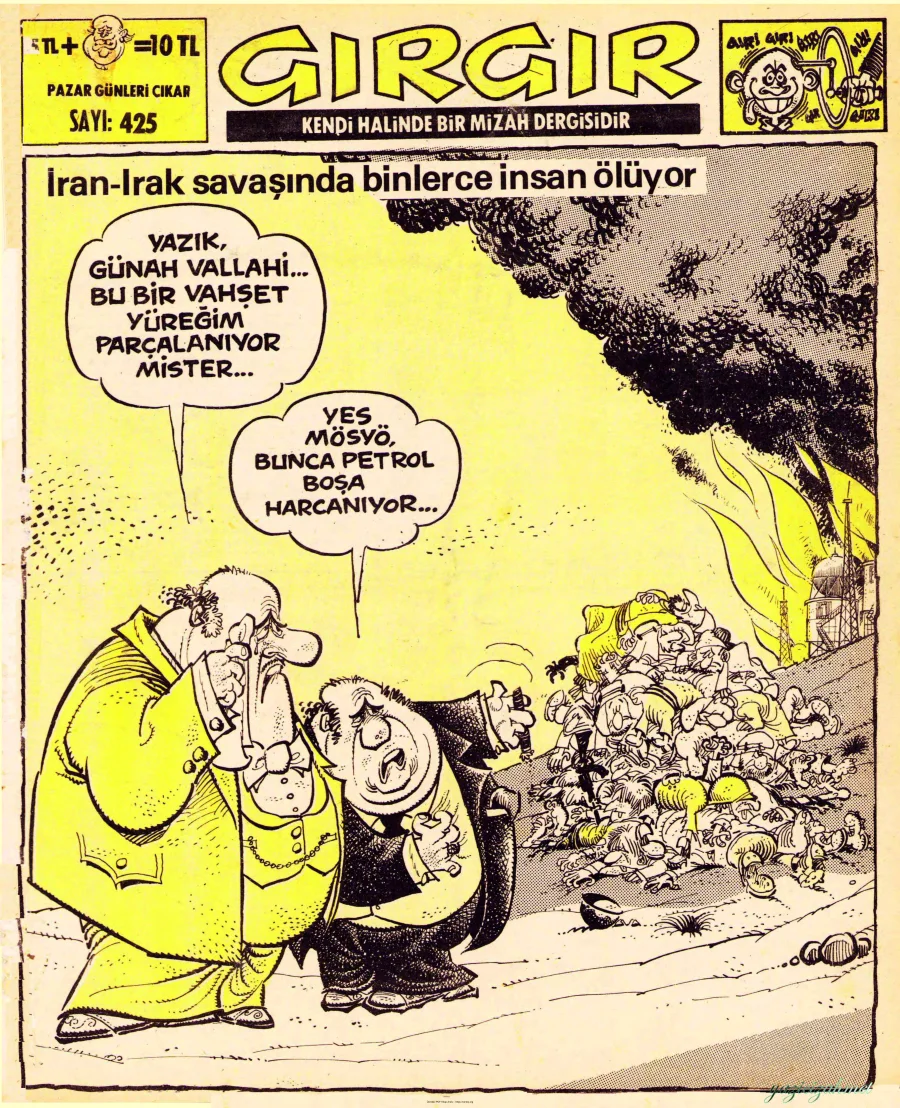 GırGır 1980 Sayı 425 kapak görseli