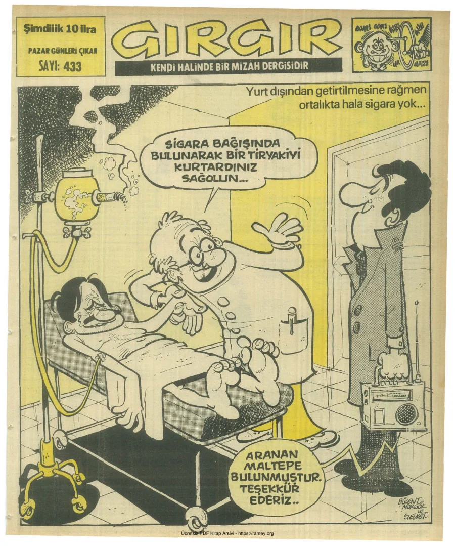 GırGır 1980 Sayı 433 kapak görseli