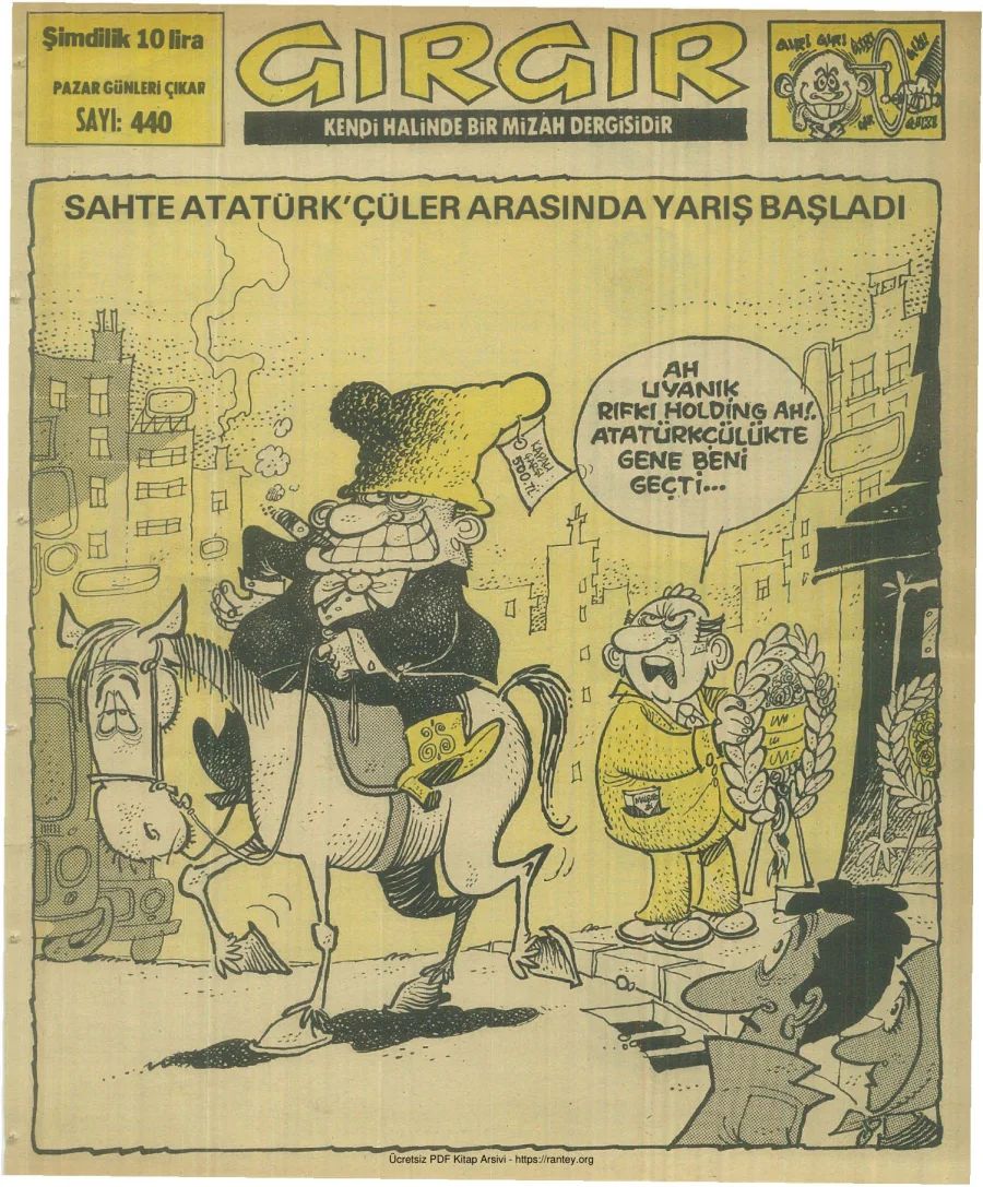 GırGır 1981 Sayı 440 kapak görseli