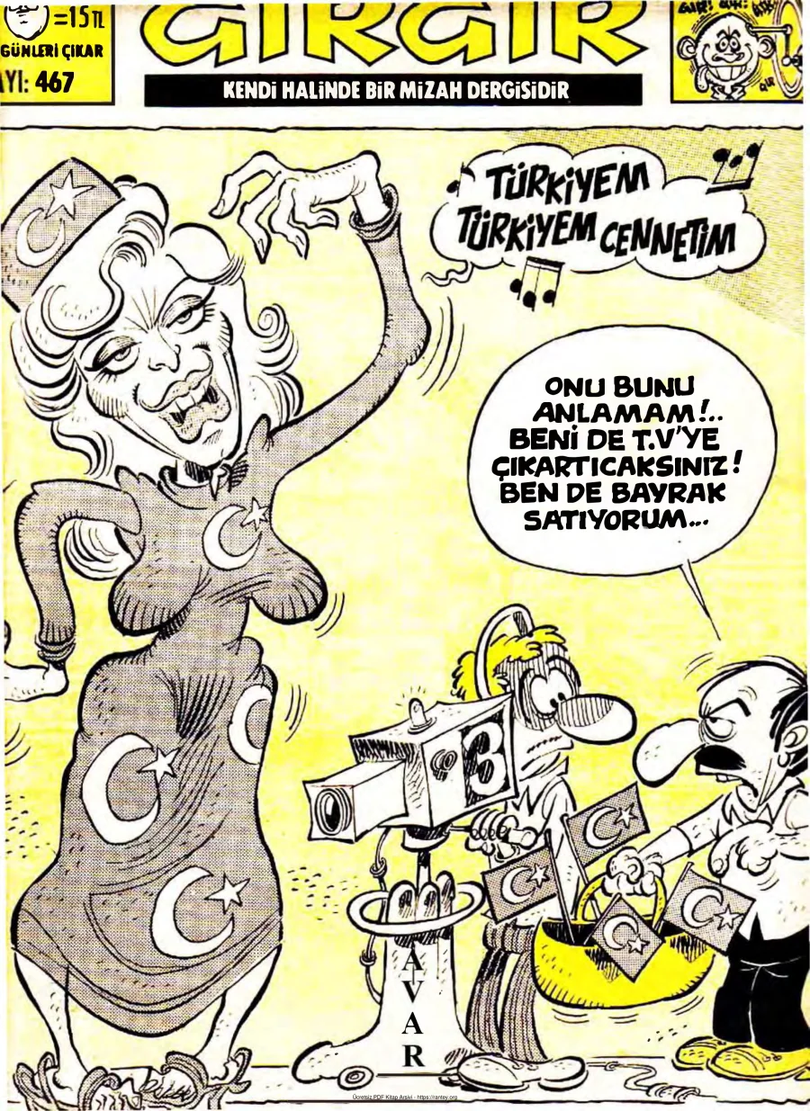 GırGır 1981 Sayı 467 kapak görseli