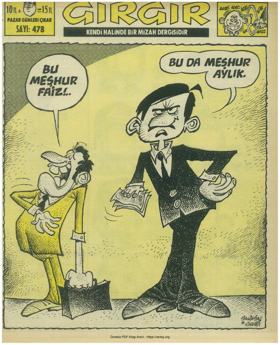 GırGır 1981 Sayı 478 kapak görseli