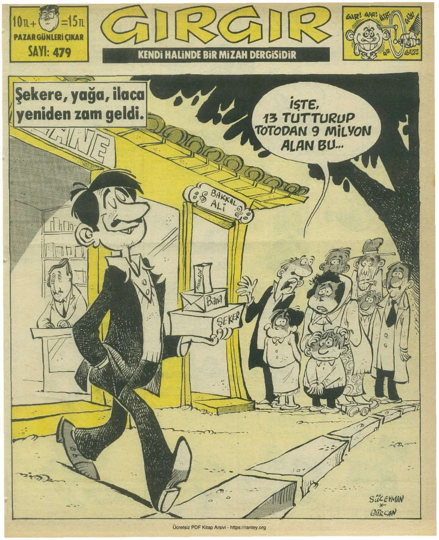 GırGır 1981 Sayı 479 kapak görseli
