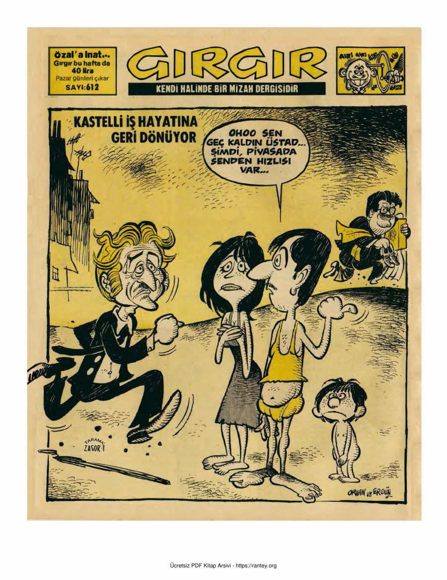 GırGır 1984 Sayı 612 kapak görseli
