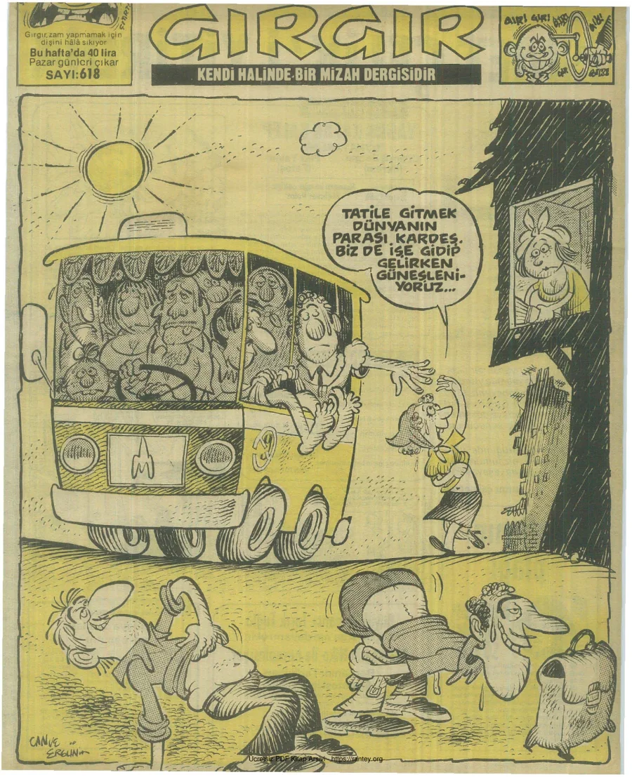 GırGır 1984 Sayı 618 kapak görseli