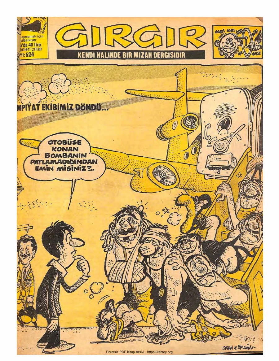 GırGır 1984 Sayı 624 kapak görseli