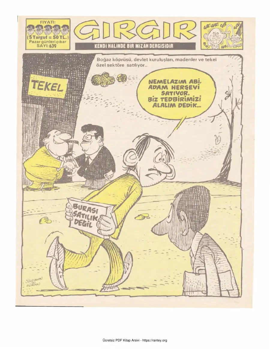 GırGır 1984 Sayı 639 kapak görseli