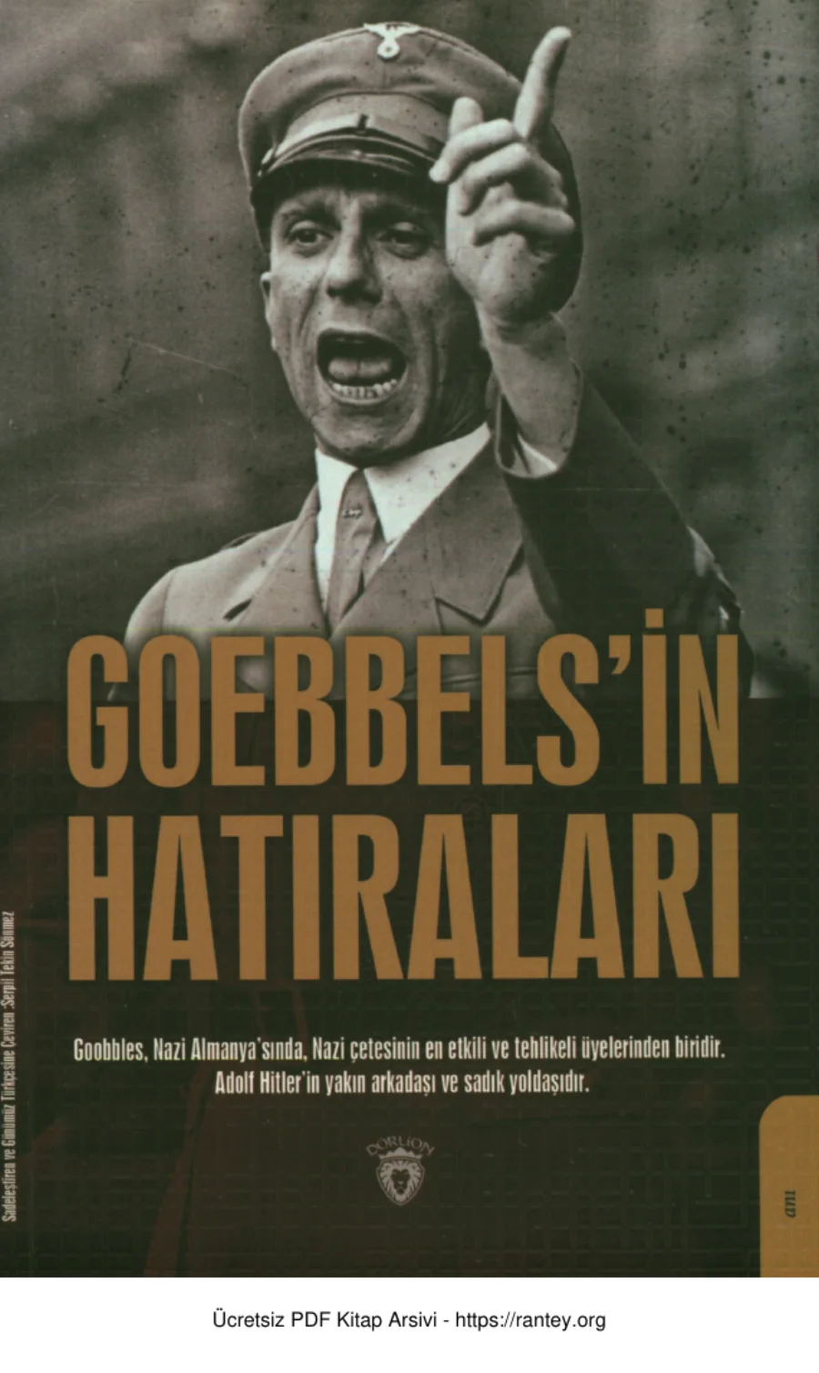 Goebbelsin Hatıraları Dorlion Yayınları kapak görseli