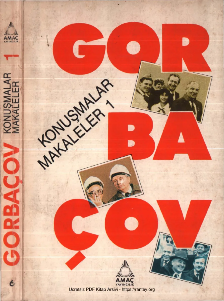 Gorbaçov Konuşmalar Makaleler 1 kapak görseli