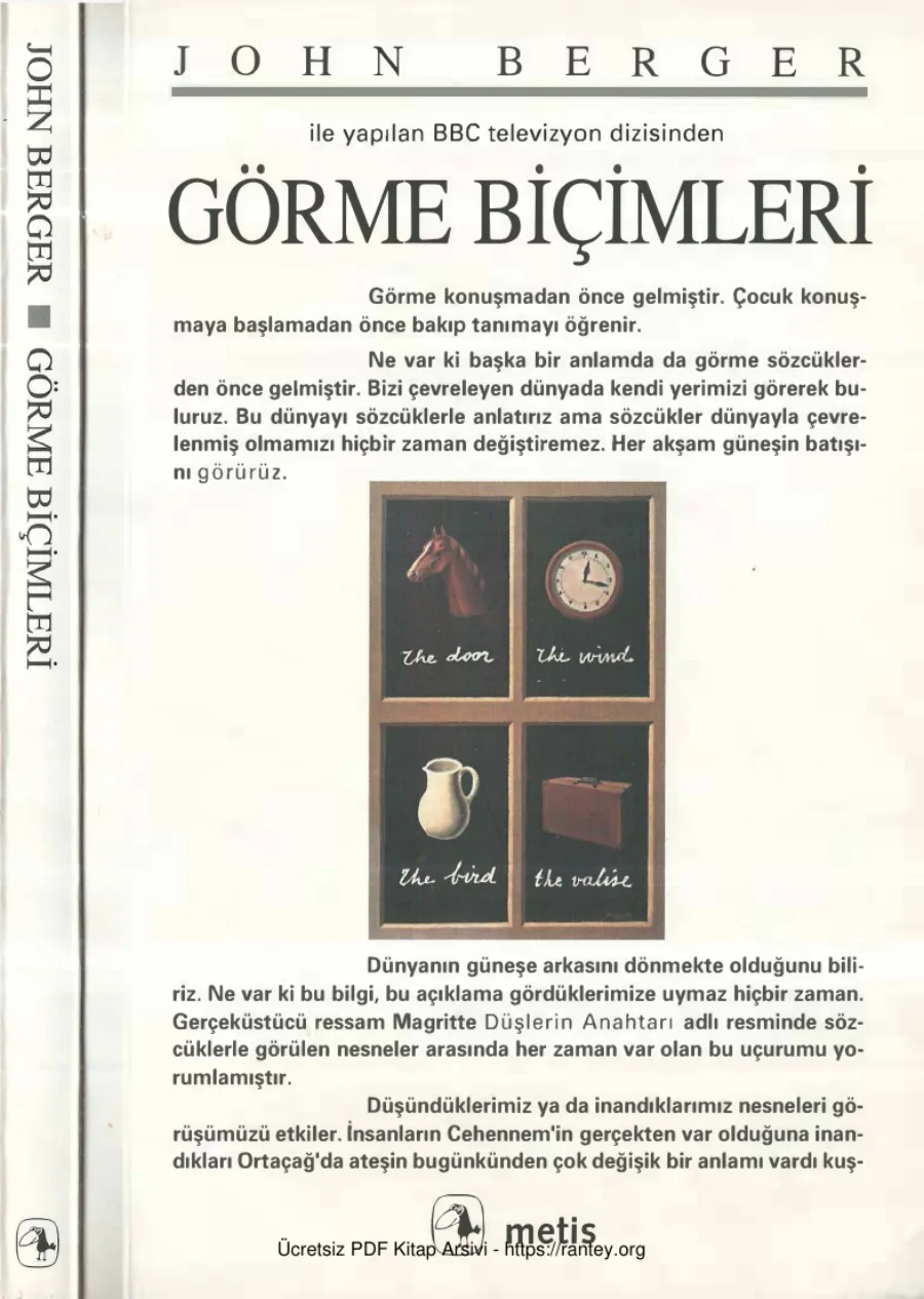 Görme Biçimleri Metis Yayınları 23 baskı kapak görseli