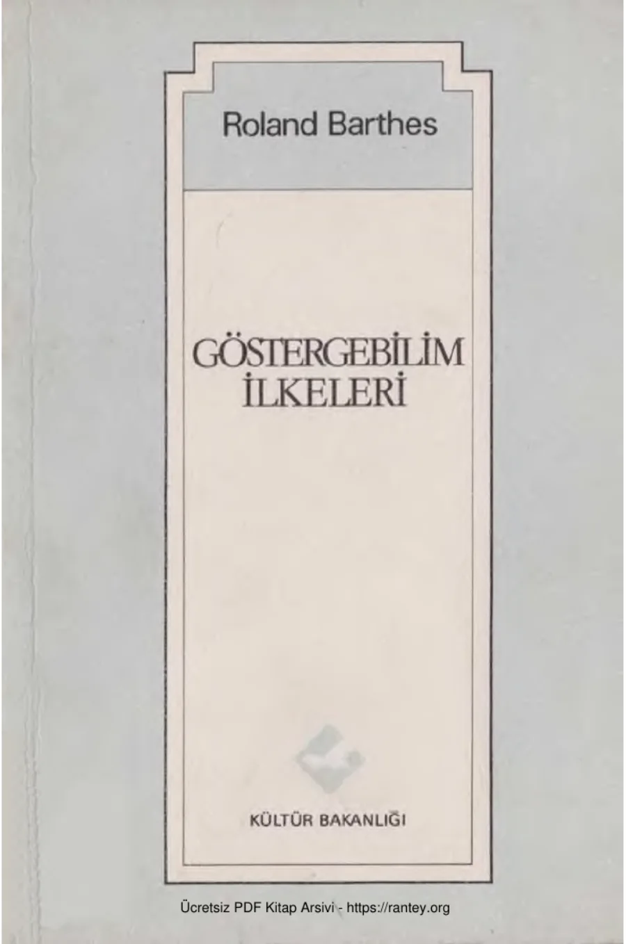 Göstergebilim İlkeleri kapak görseli