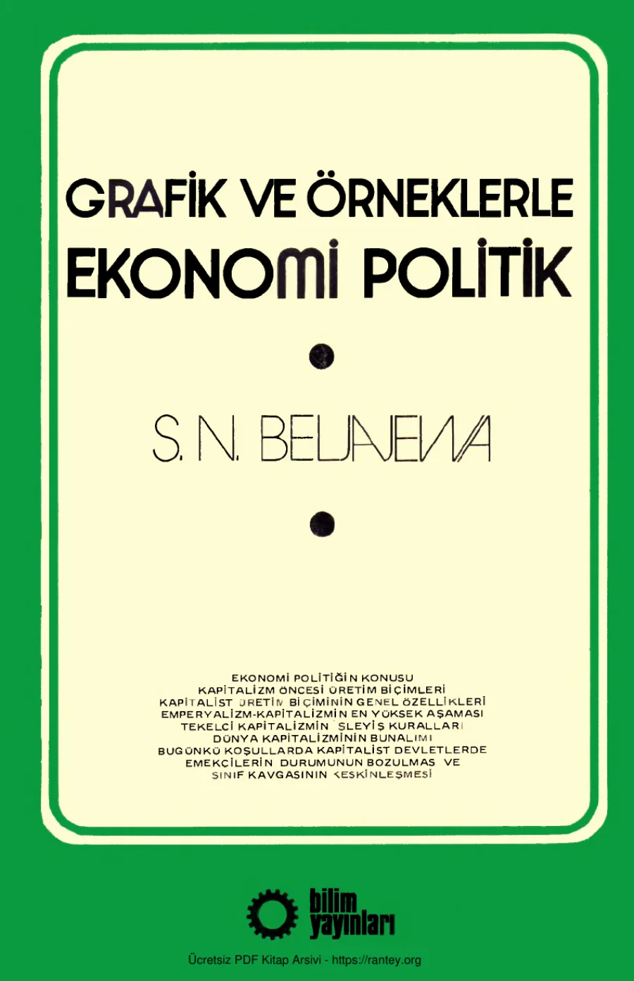 Grafik ve Örneklerle Ekonomi Politik kapak görseli