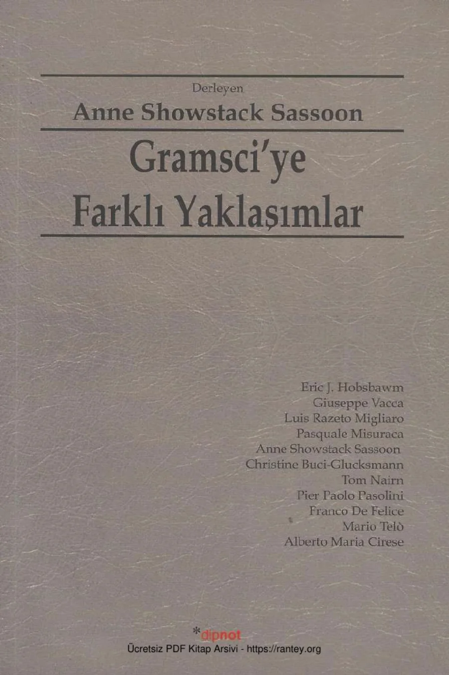 Gramsci'ye Farklı Yaklaşımlar kapak görseli