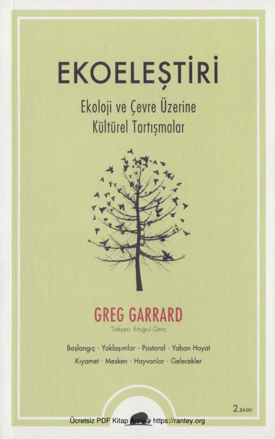 Greg Garrard Ekoeleştiri kapak görseli