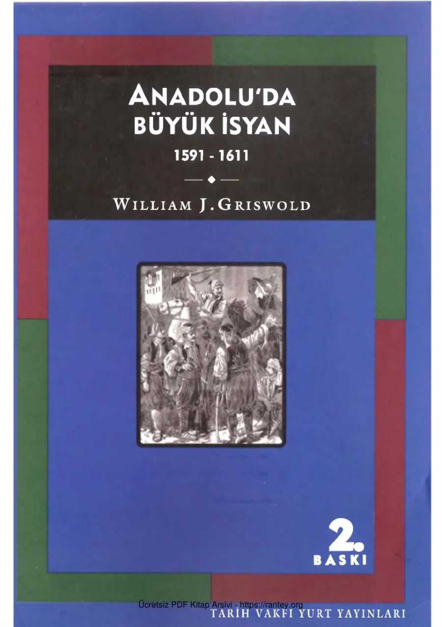Griswold Anadoluda Büyük İsyan 1591 1611 kapak görseli