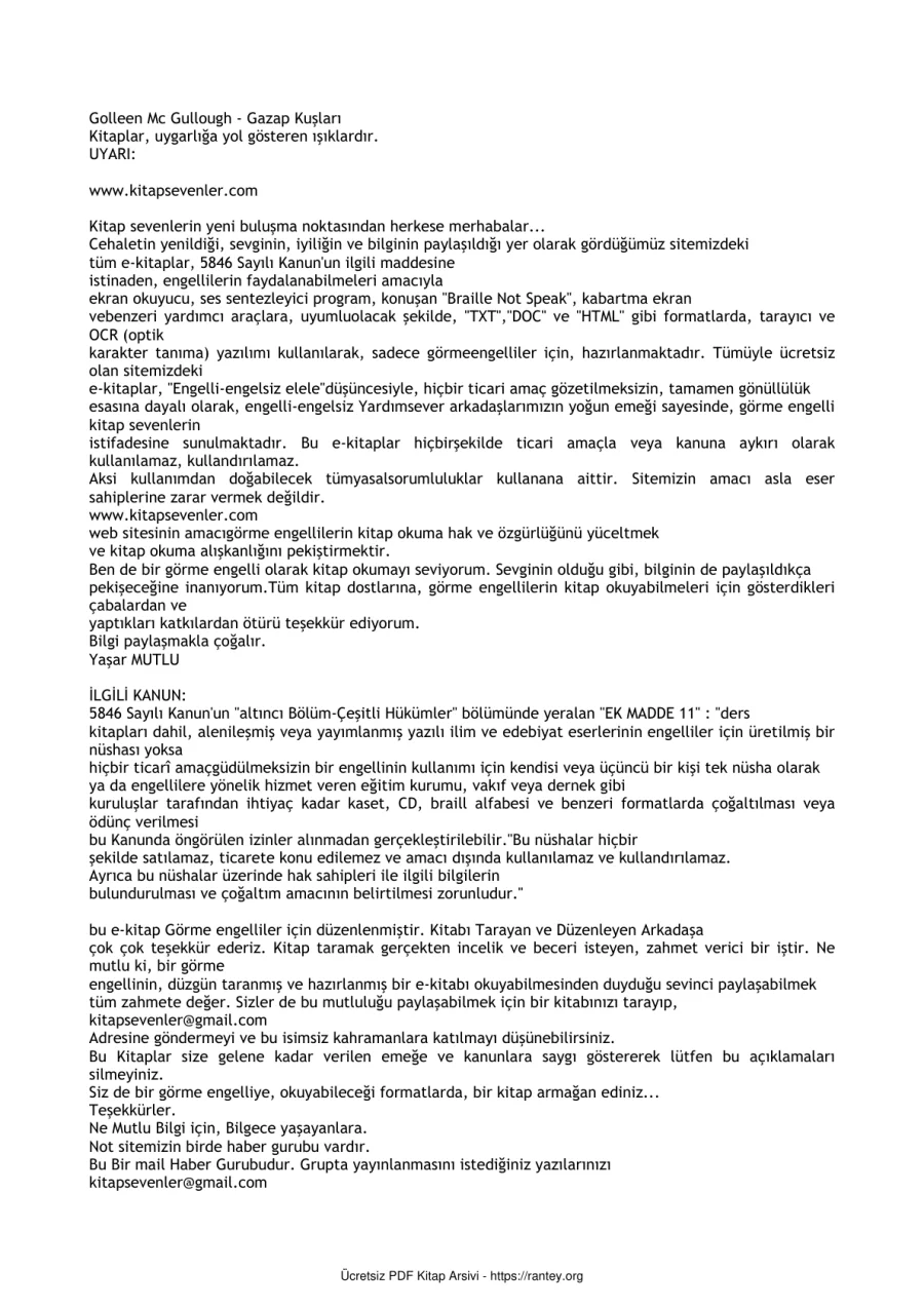 Gullough Gazap Kuslari kapak görseli
