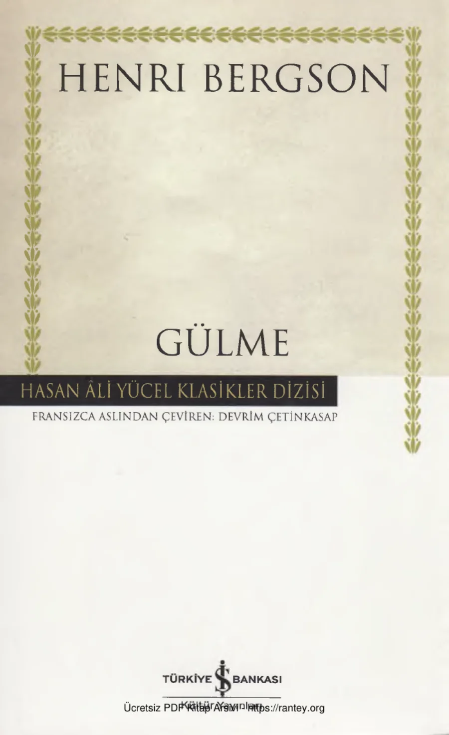 Gülme İş Bankası Yayınları kapak görseli