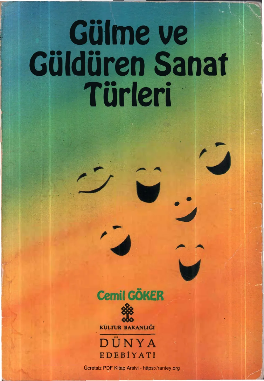 Gülme ve Güldüren Sanat Türleri kapak görseli
