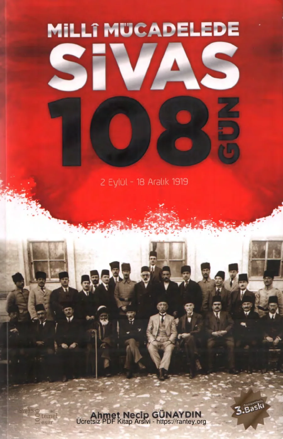 Günaydın Milli Mücadelede Sivas 108 Gün 2 Eylül 18 Aralık 1919 SV Yayınları kapak görseli