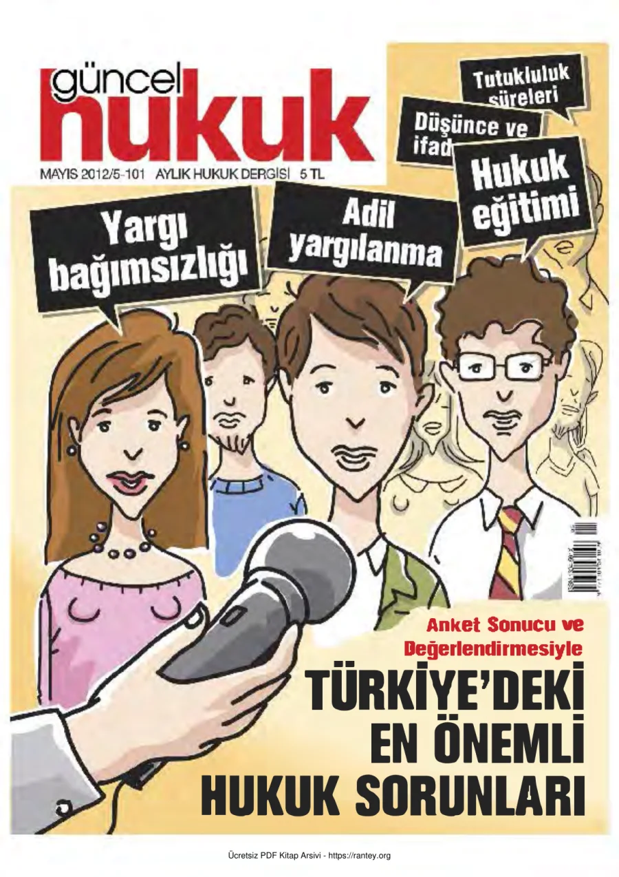 Güncel Hukuk Sayı 101 - Mayıs 2012 kapak görseli