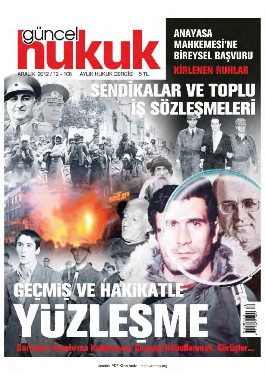 Güncel Hukuk Sayı 108 - Aralık 2012 kapak görseli