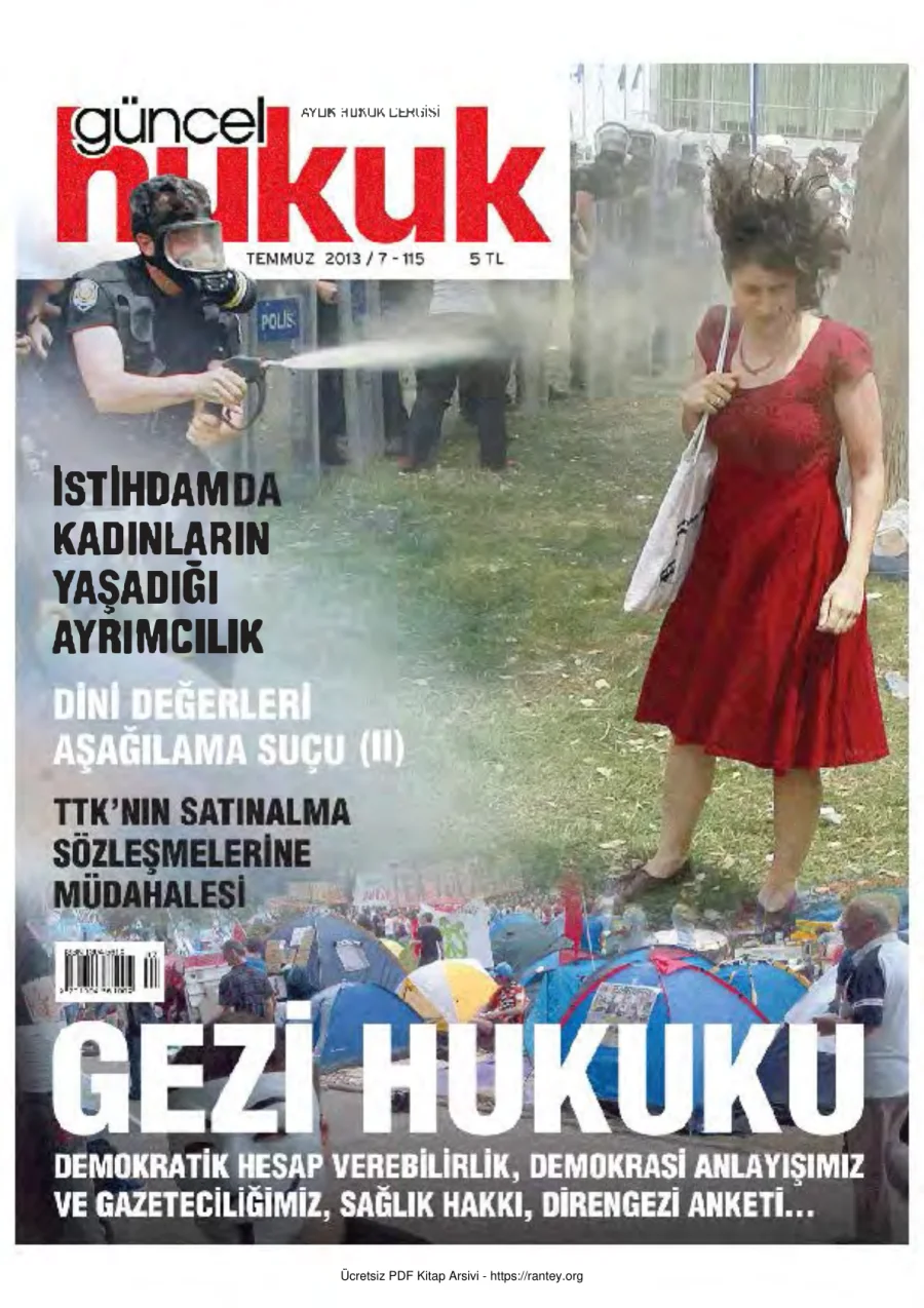 Güncel Hukuk Sayı 115 - Temmuz 2013 kapak görseli