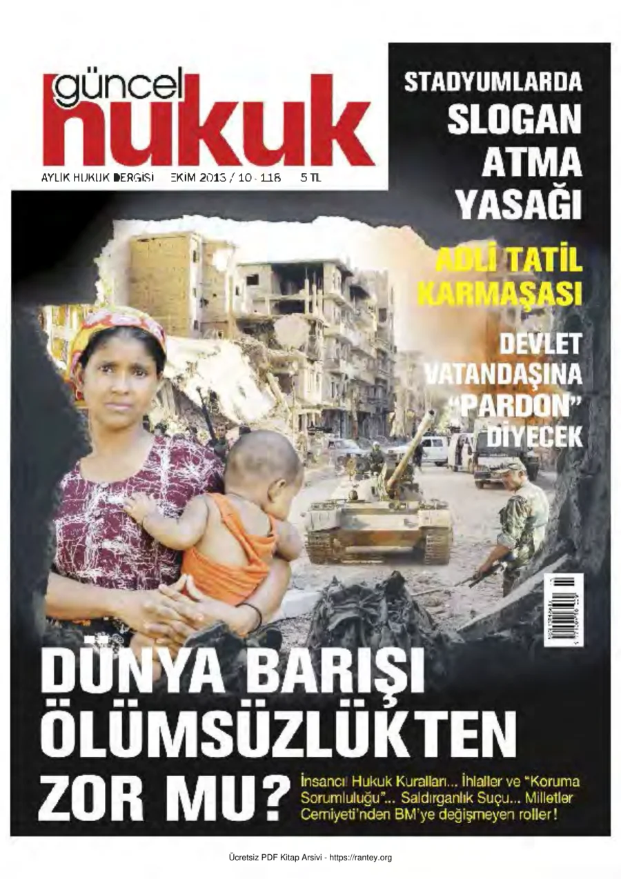 Güncel Hukuk Sayı 118 - Ekim 2013 kapak görseli