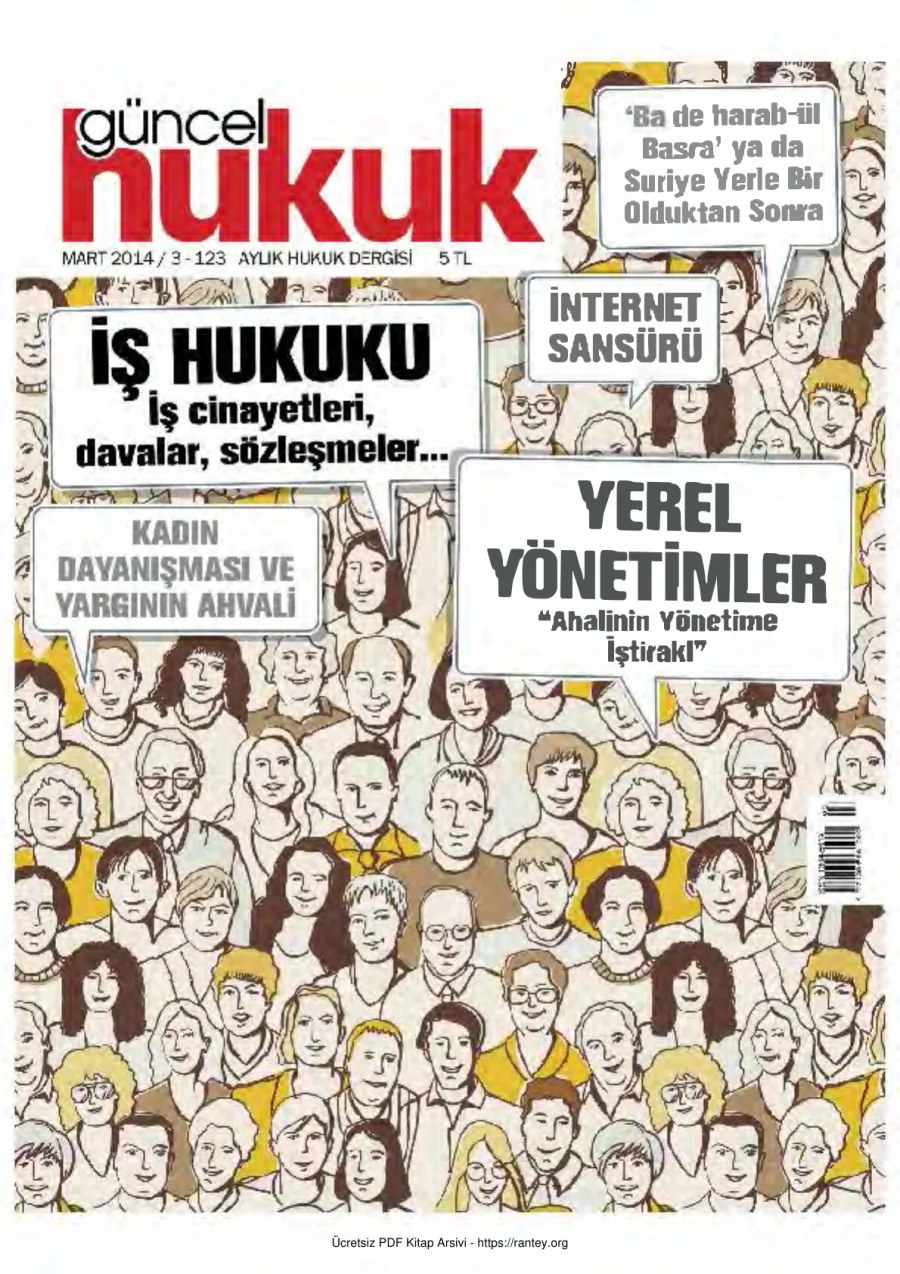 Güncel Hukuk Sayı 123 - Mart 2014 kapak görseli