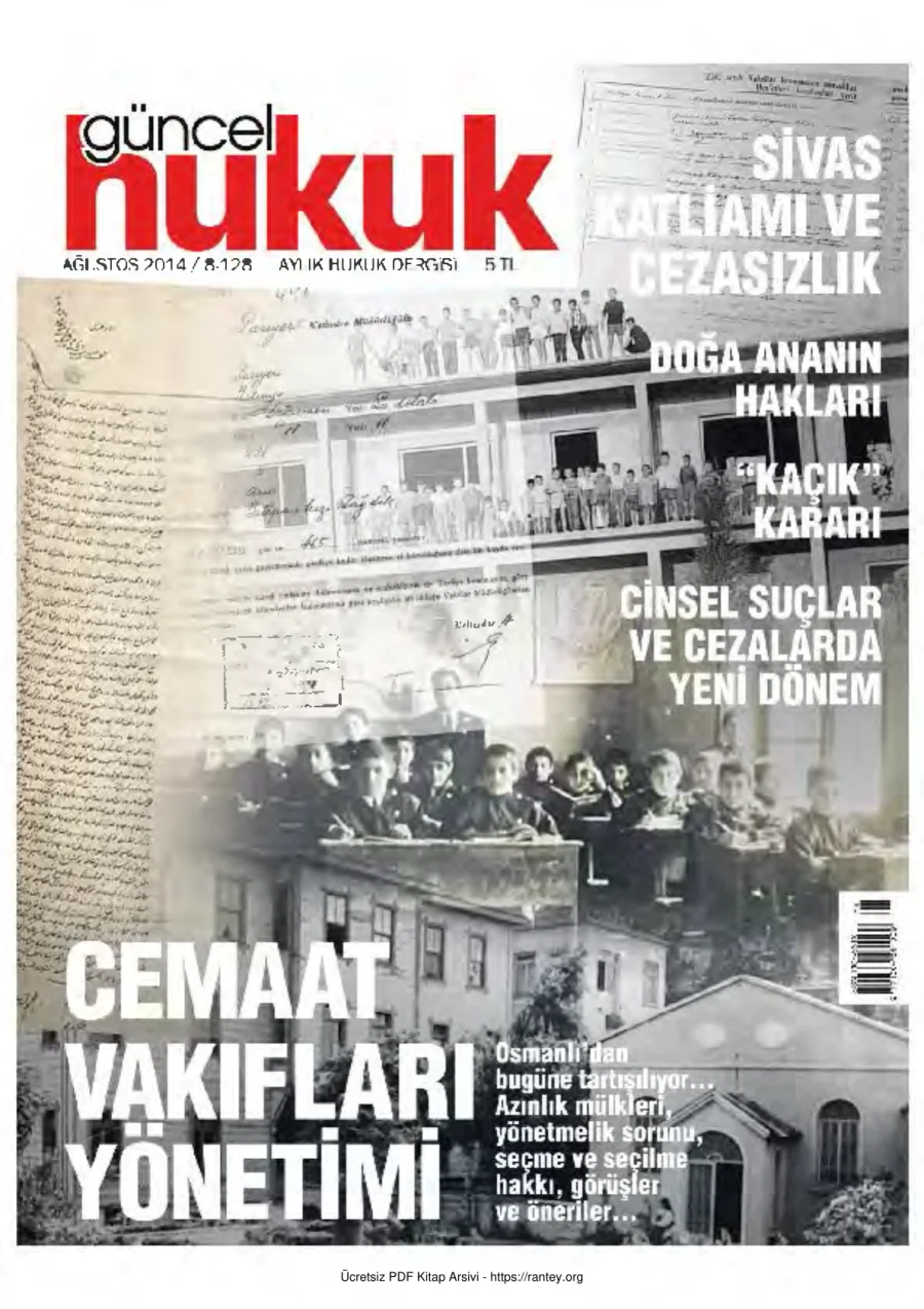 Güncel Hukuk Sayı 128 - Ağustos 2014 kapak görseli