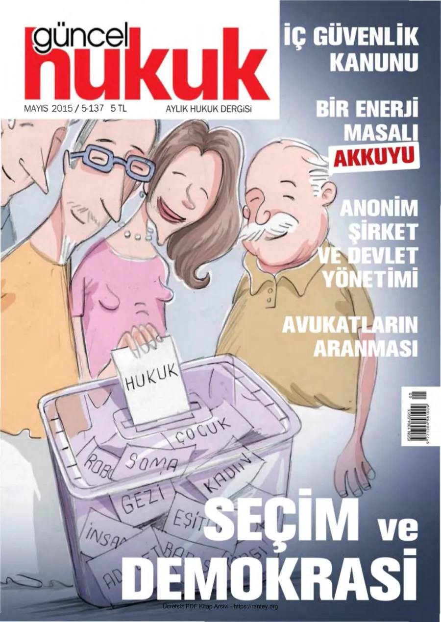 Güncel Hukuk Sayı 137 - Mayıs 2015 kapak görseli
