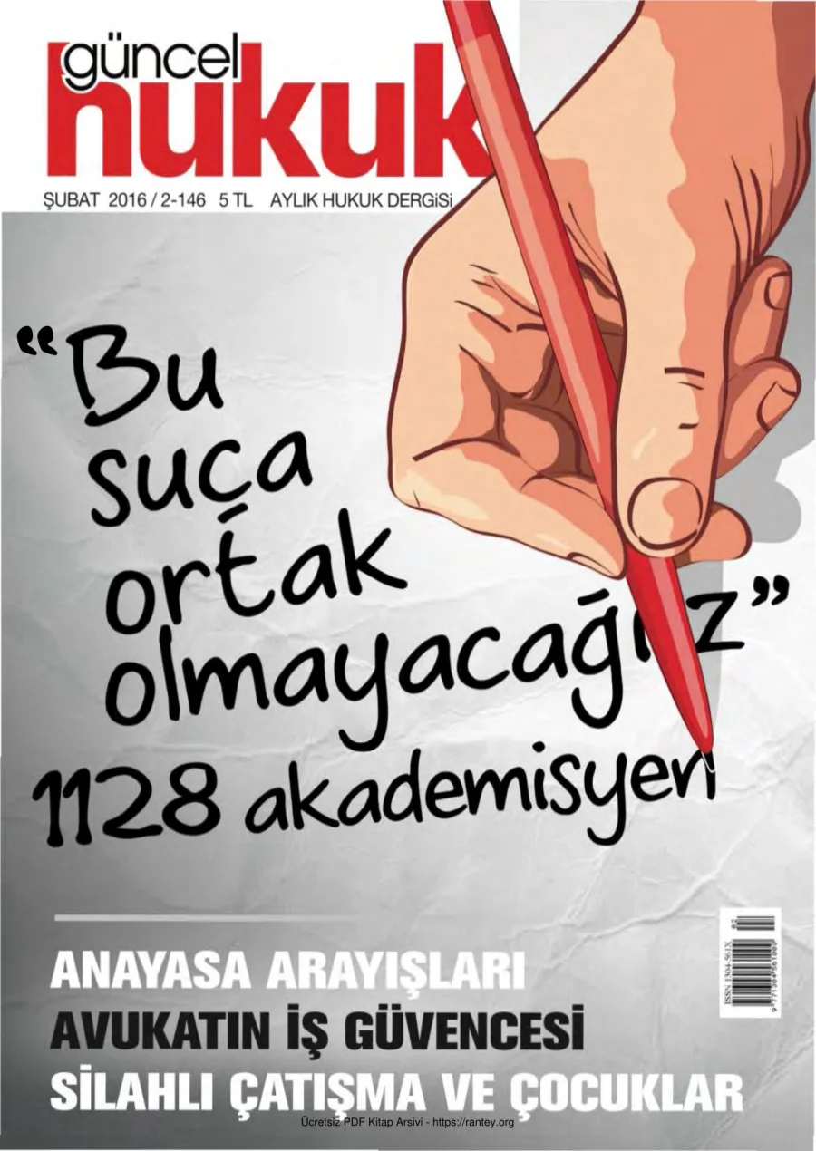Güncel Hukuk Sayı 146 - Şubat 2016 kapak görseli