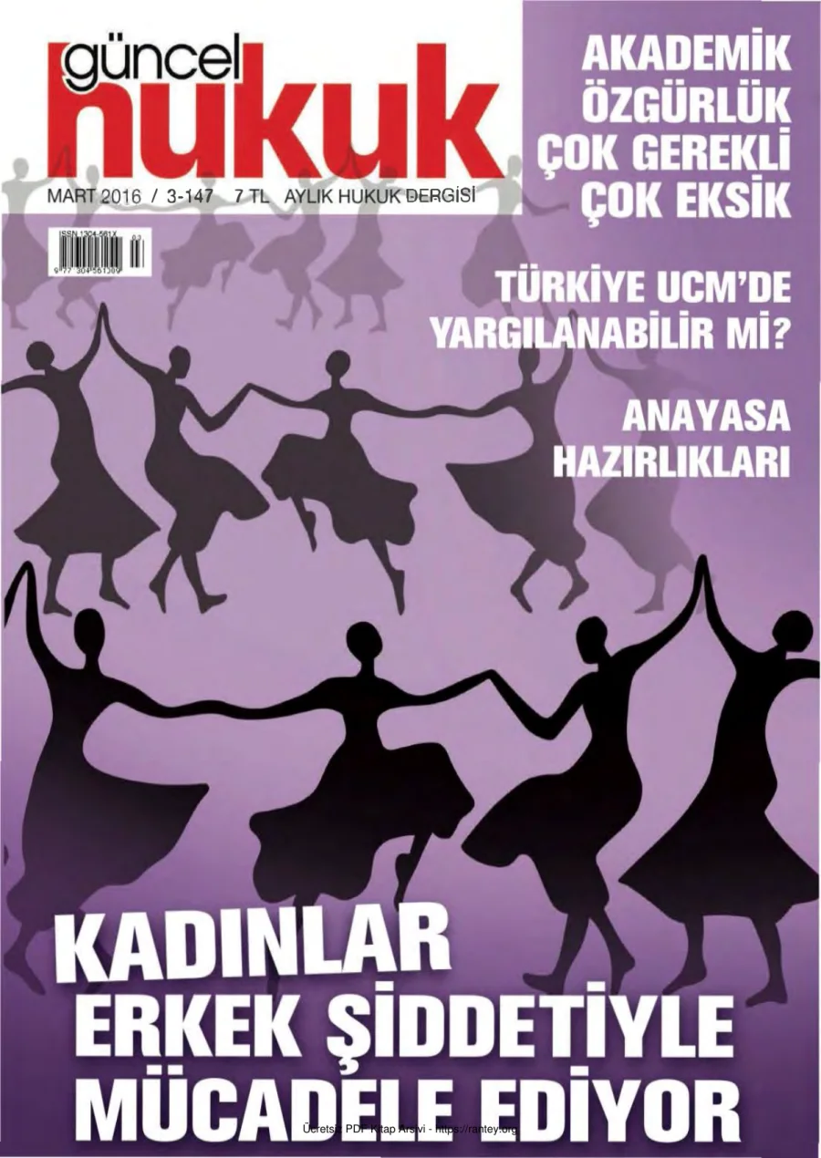 Güncel Hukuk Sayı 147 - Mart 2016 kapak görseli