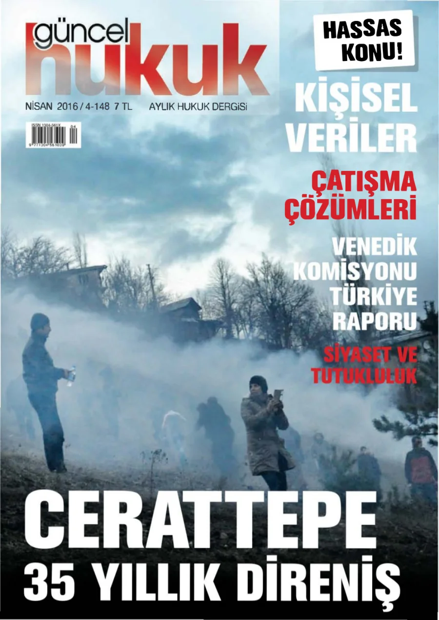 Güncel Hukuk Sayı 148 - Nisan 2016 kapak görseli