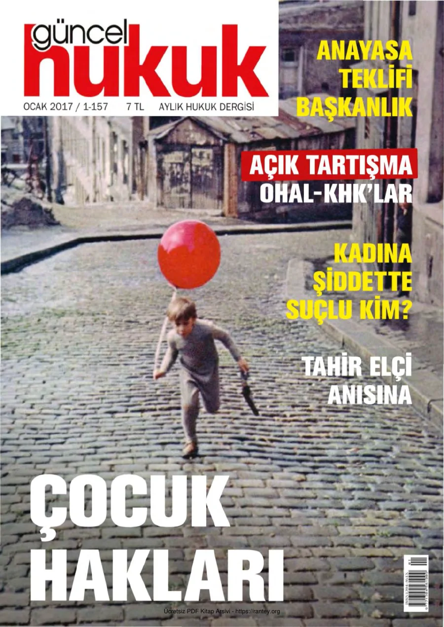 Güncel Hukuk Sayı 157 - Ocak 2017 kapak görseli