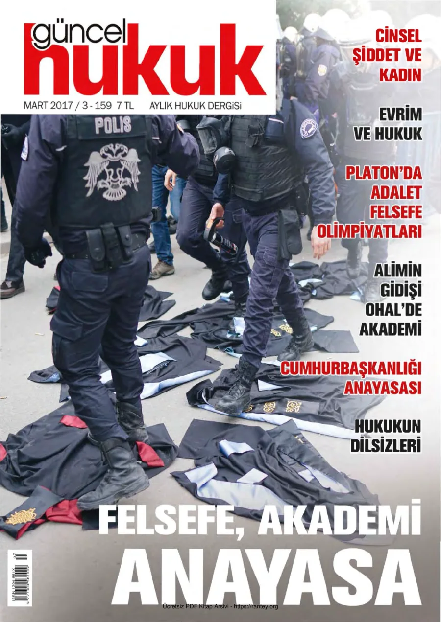 Güncel Hukuk Sayı 159 - Mart 2017 kapak görseli
