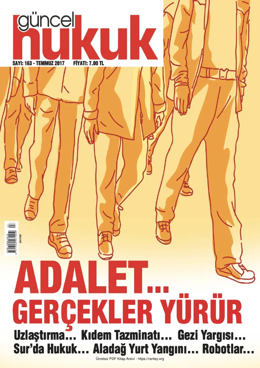 Güncel Hukuk Sayı 163 - Temmuz 2017 kapak görseli