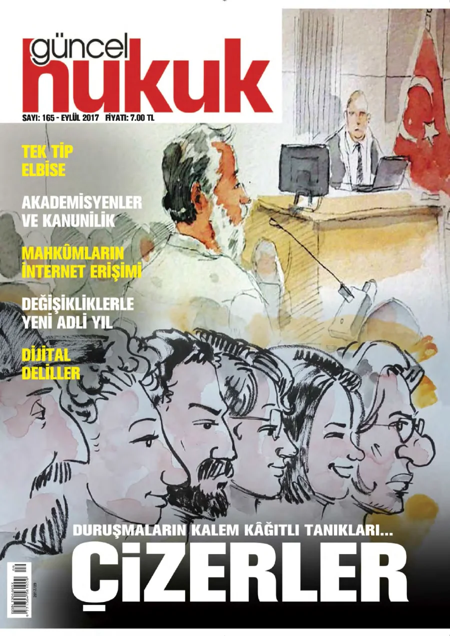 Güncel Hukuk Sayı 165 - Eylül 2017 kapak görseli