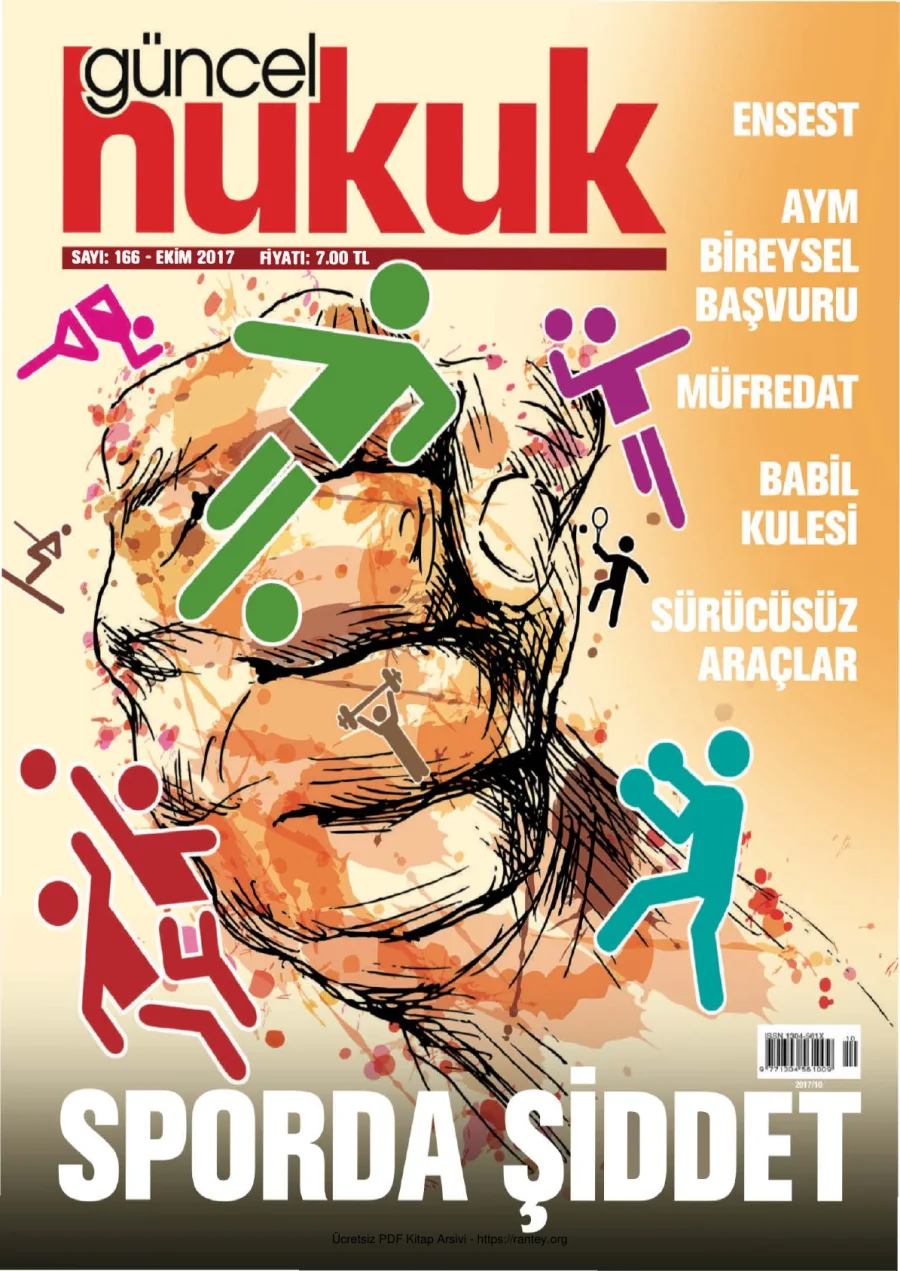 Güncel Hukuk Sayı 166 - Ekim 2017 kapak görseli