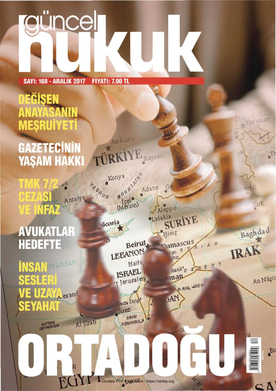 Güncel Hukuk Sayı 168 - Aralık 2017 kapak görseli