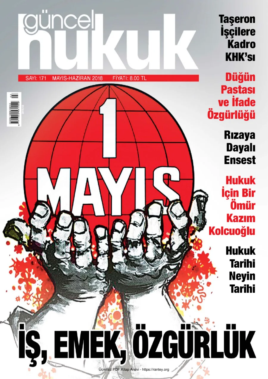 Güncel Hukuk Sayı 171 - Mayıs 2018 kapak görseli