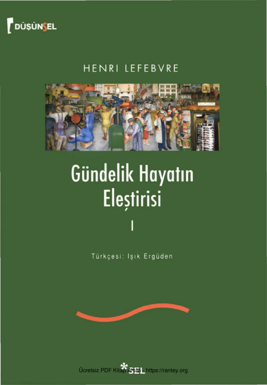 Gündelik Hayatın Eleştirisi I kapak görseli