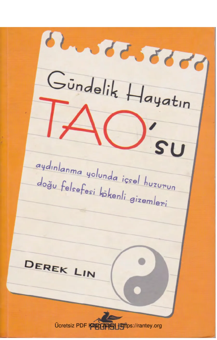 Gündelik Hayatın Tao su kapak görseli