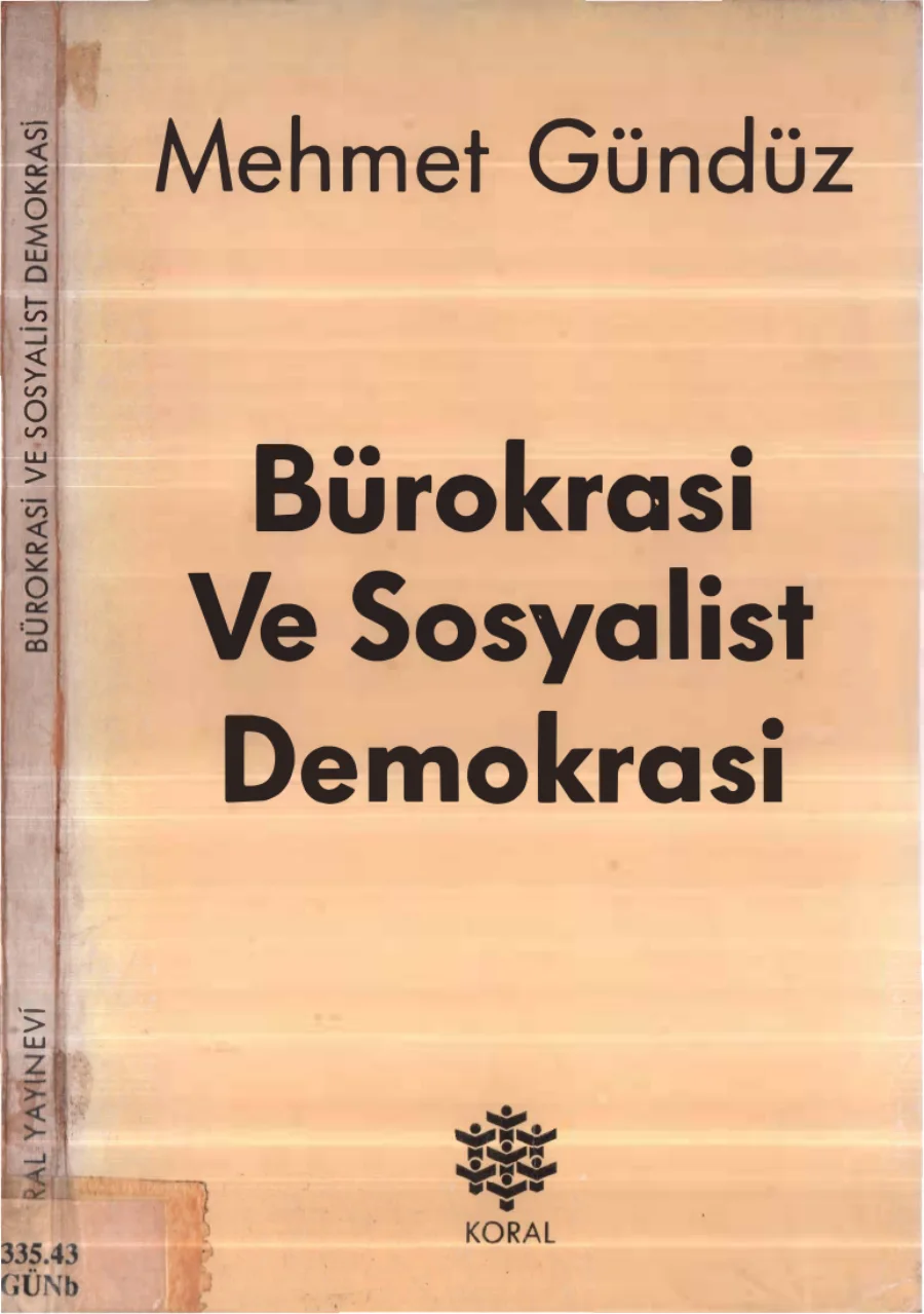 Gündüz Bürokrasi ve Sosyalist Demokrasi kapak görseli