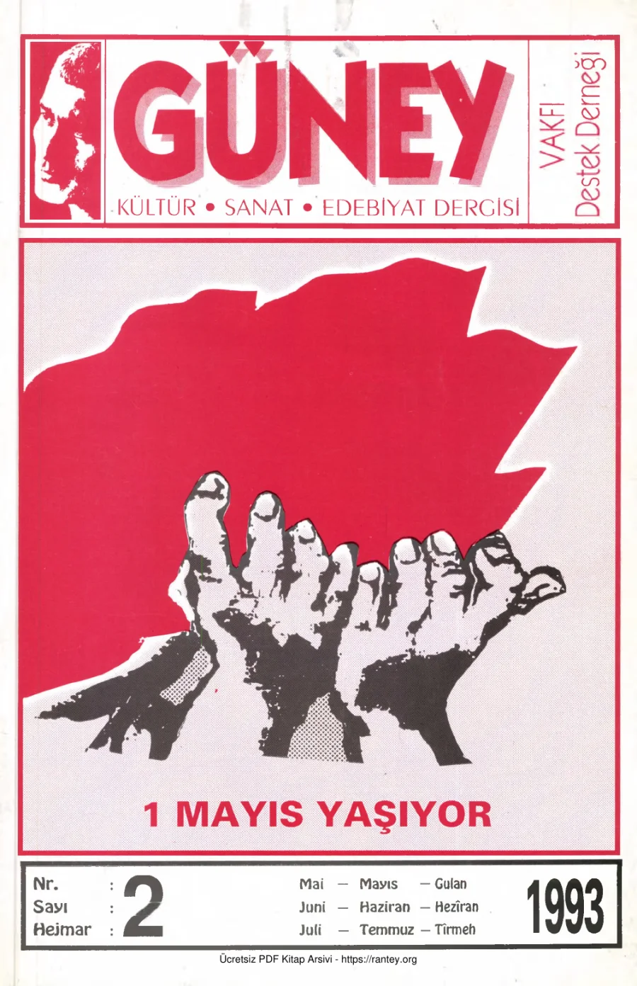 Güney Sayı 02 Mayıs 1993 kapak görseli
