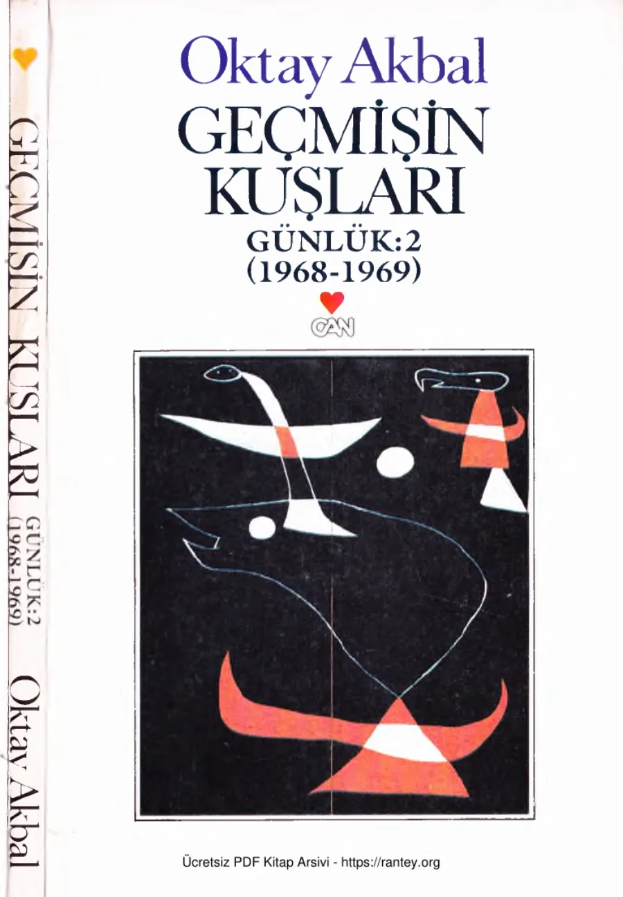 Günlük 2 1968 1969 Geçmişin Kuşları kapak görseli