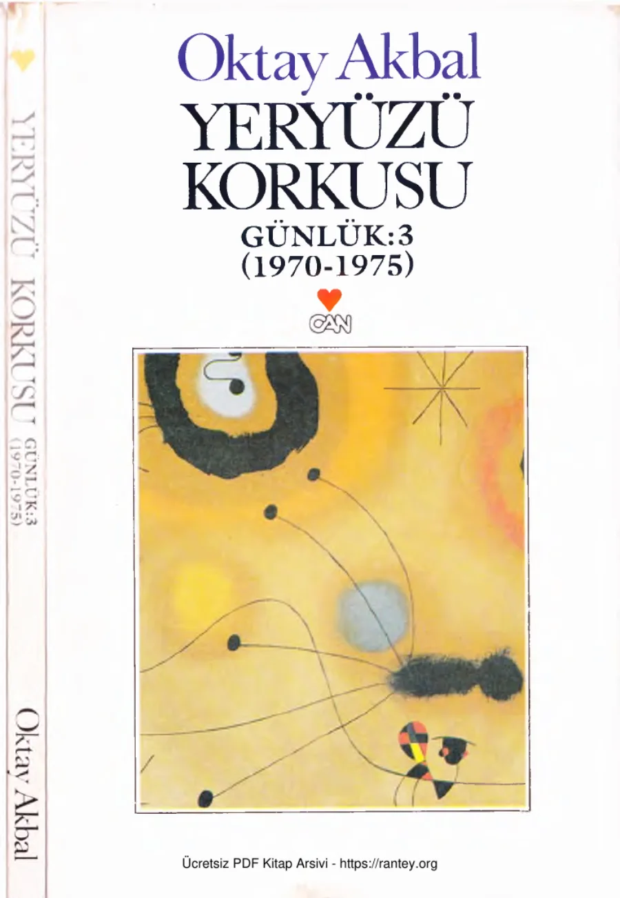 Günlük 3 1970 1975 Yeryüzü Korkusu kapak görseli