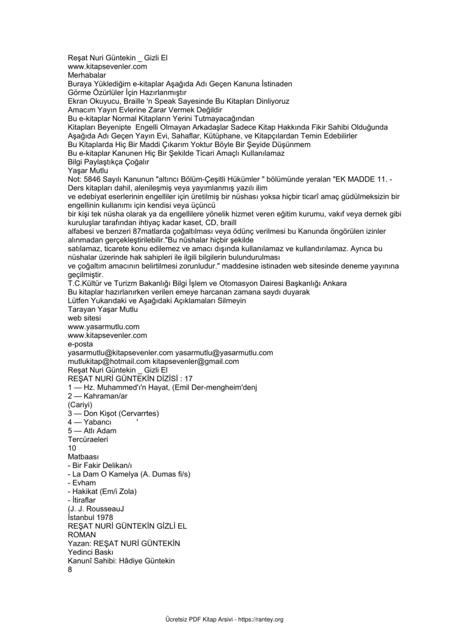 Güntekin Gizli El kapak görseli