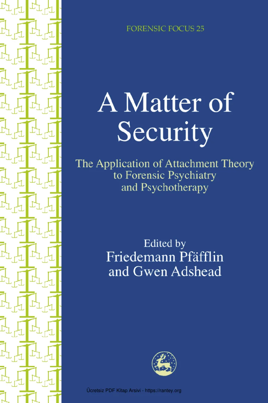 Gwen Adshead Friedemann Pfafflin A Matter of Security kapak görseli