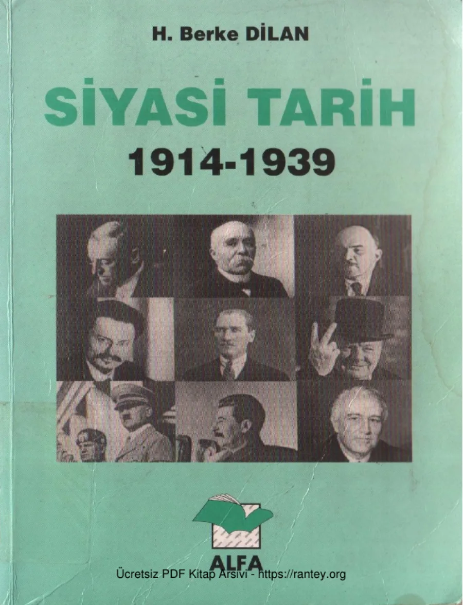 H Berke Dilan Siyasi Tarih 1914 1939 kapak görseli